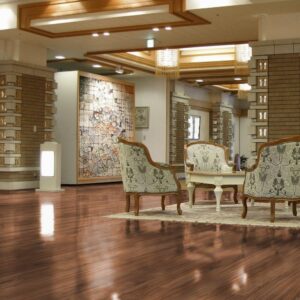 Falquon Flooring High Gloss 4V 8mm Morris Walnut Laminate Flooring