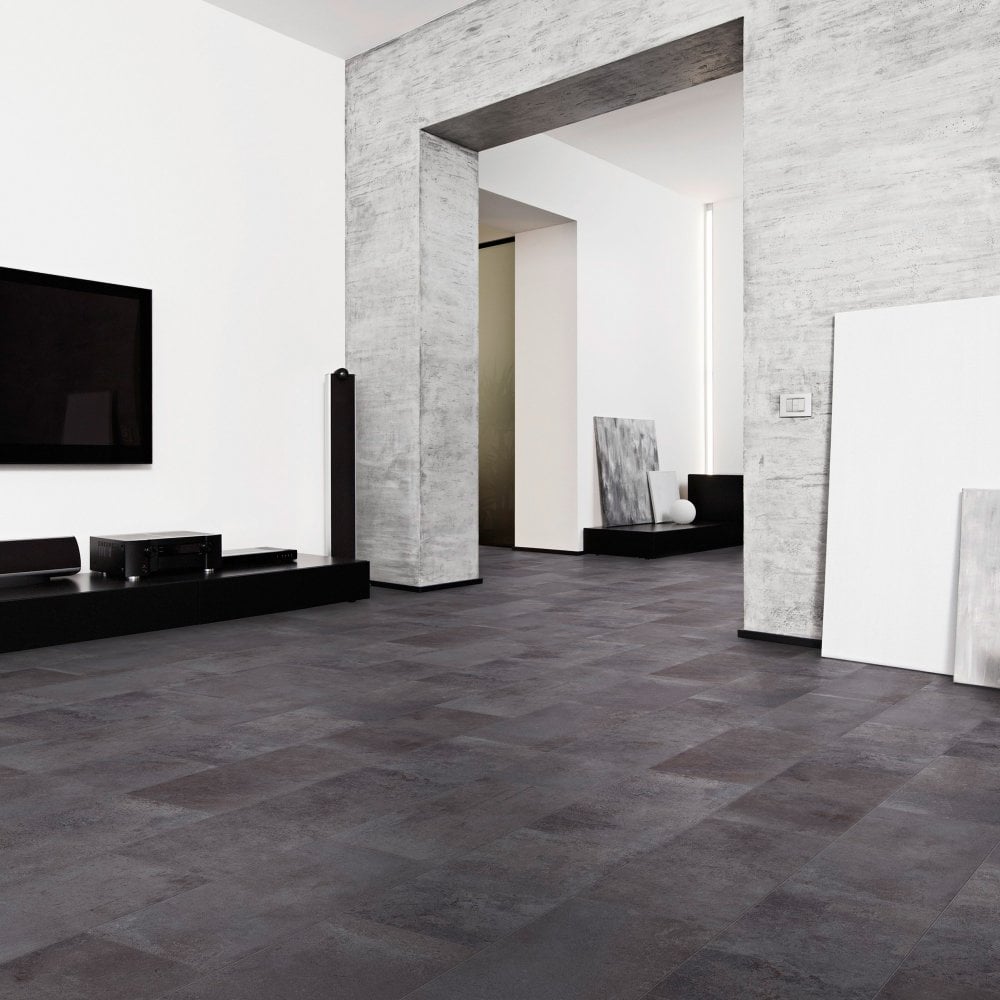 Liberty Floors Stellato 8mm Clean Slate Blue Tile Laminate Flooring