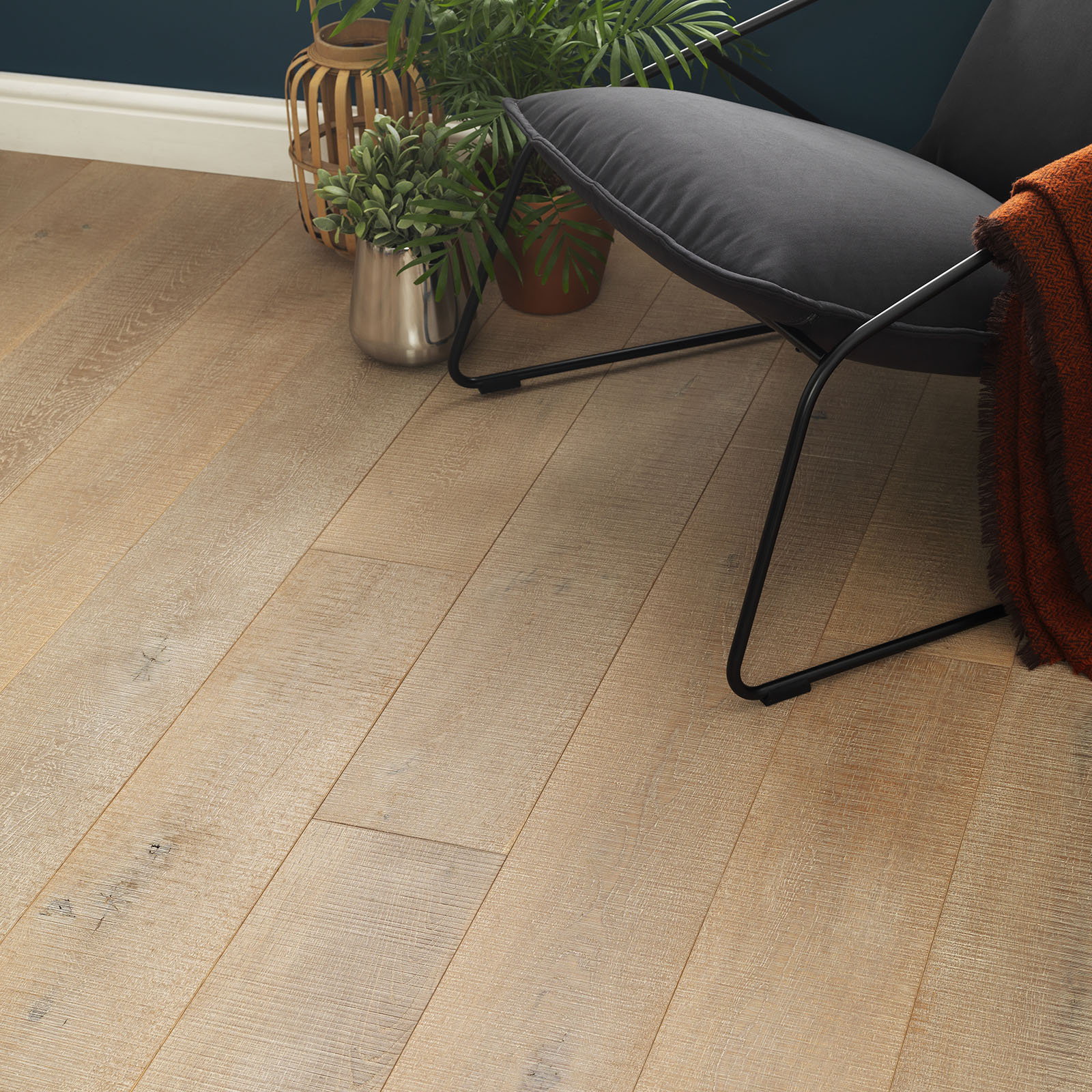 Woodpecker Chepstow Sawn Grey Oak