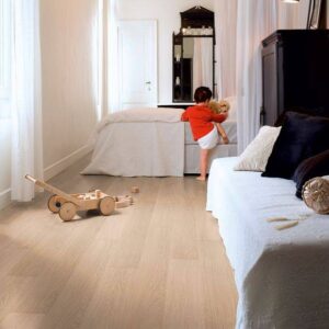 Quickstep Impressive Ultra White Varnished Oak IMU3105