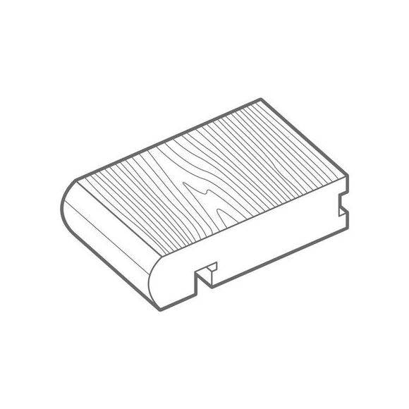 Allur Wood Grain Bullnose Start Board