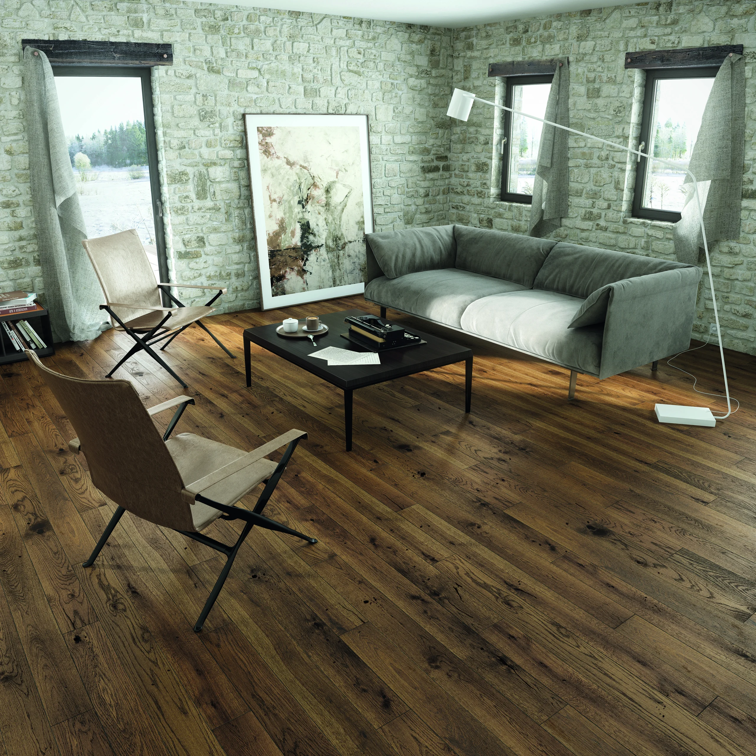 BF44 Milk Chocolate Matt Lacquered - lifestyle
