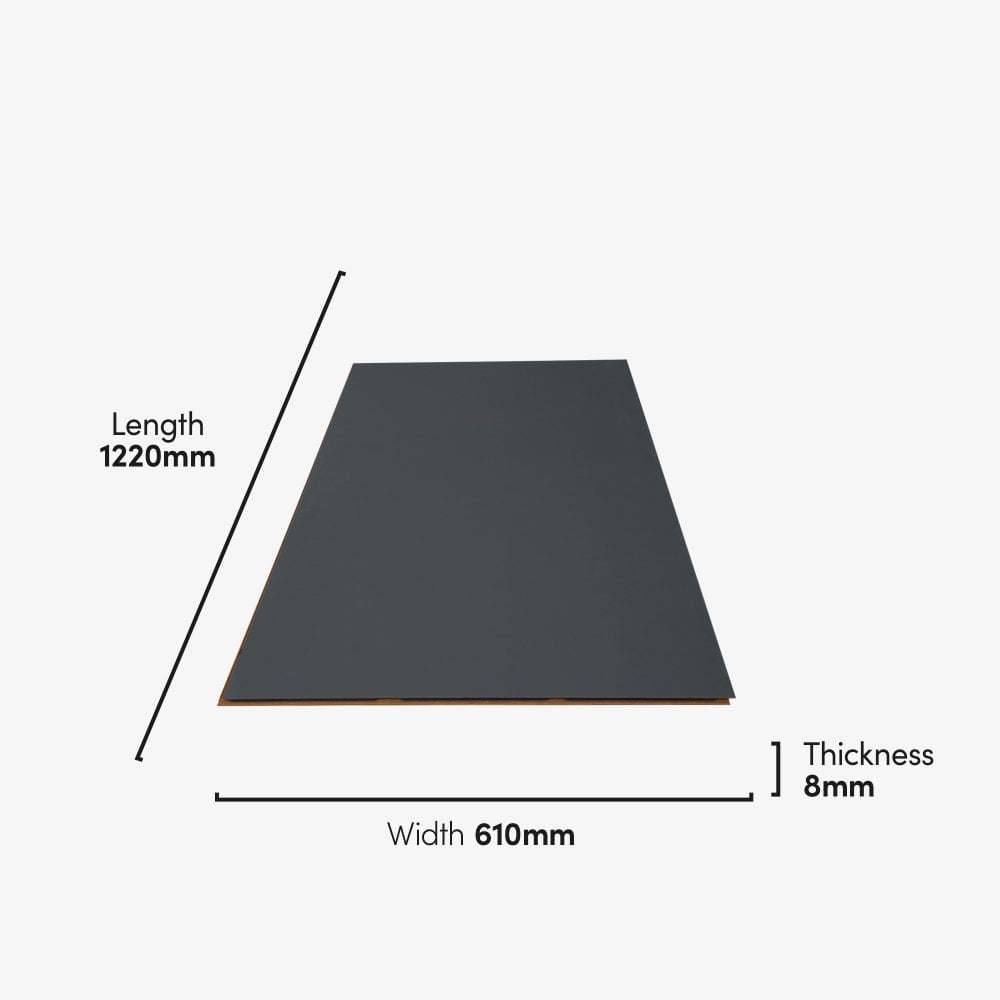 Falquon Flooring High Gloss MAX 8mm Basalt Grey Flooring (RAL-7012-MAX) - Image 4