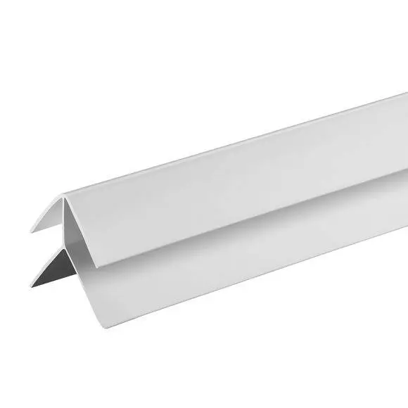 Panelstyle Splashpanel External Corner 2.4m White