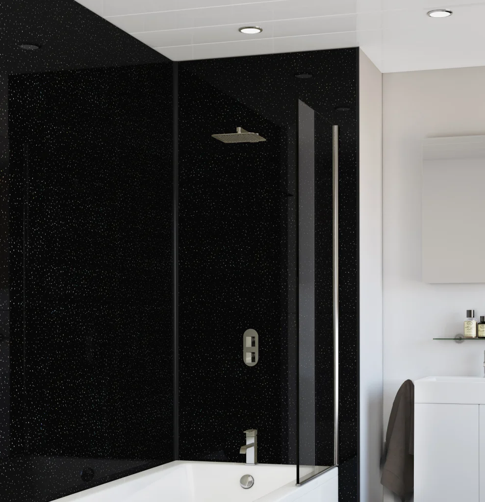 Splashpanel Black Crystal SPL01 1000mm
