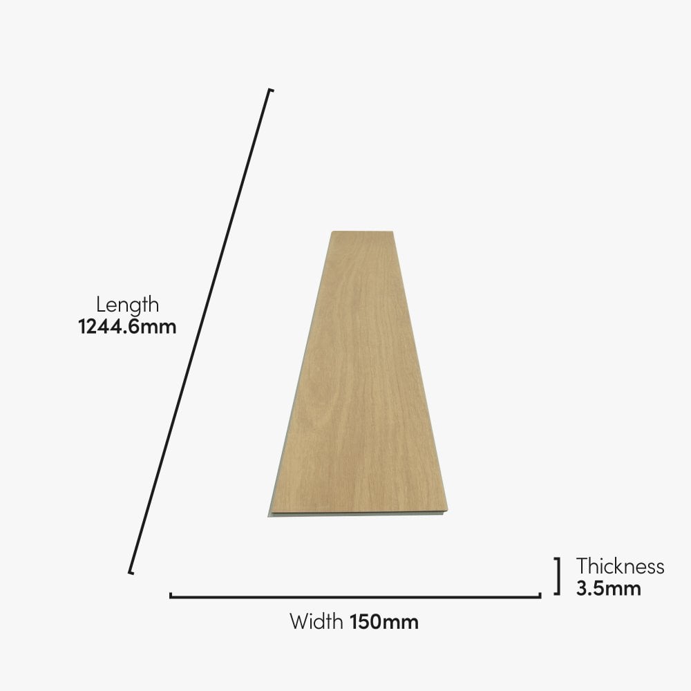 Liberty Floors Select Click 3.5mm Augusta Oak Rigid Vinyl SPC 3845 - Image 3