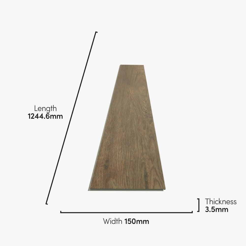 Liberty Floors Select Click 3.5mm Newport Oak Rigid Vinyl SPC 1850 - Image 3