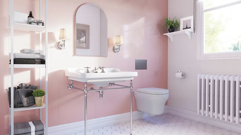 Showerwall Acrylic 2440 X 1220 Blush SWA21
