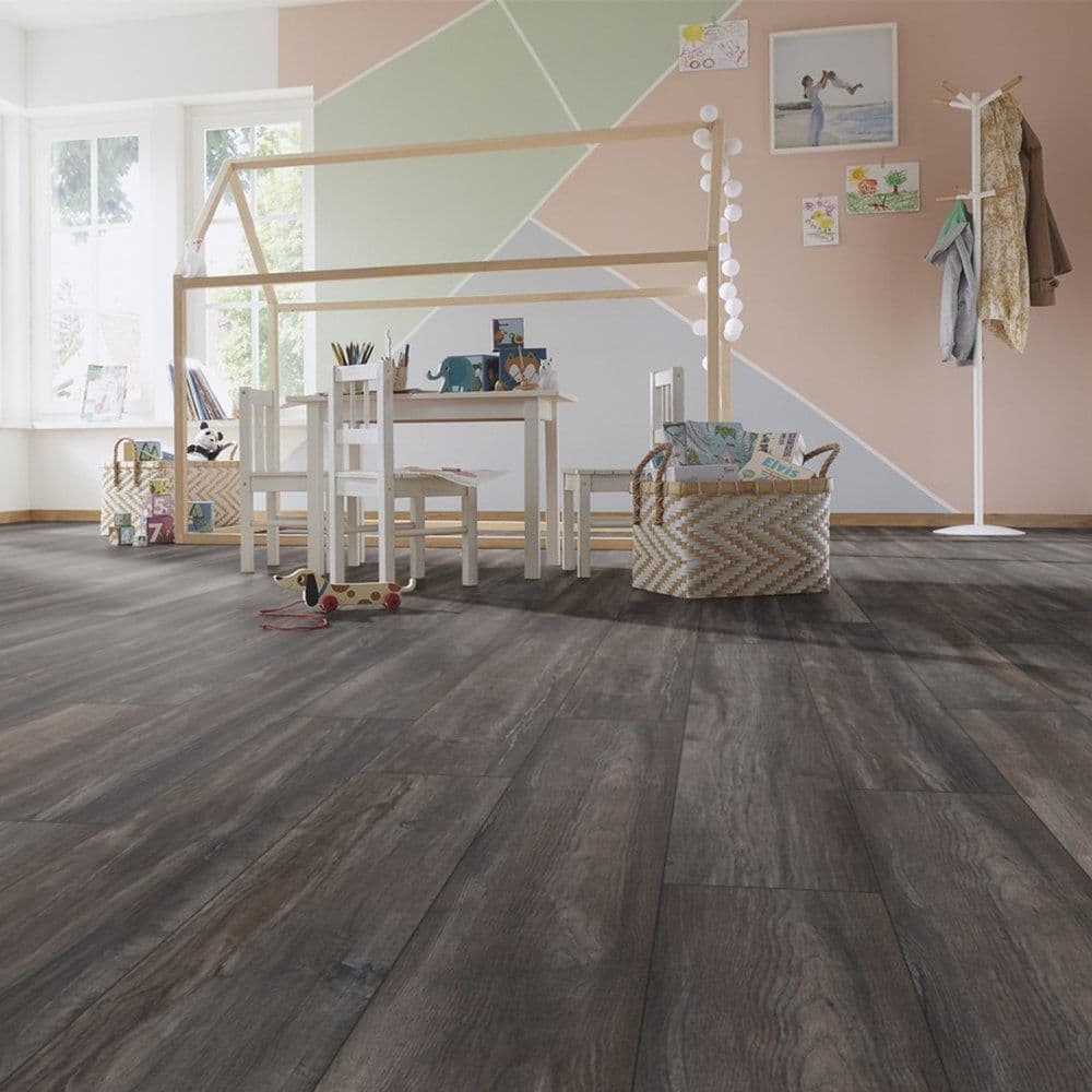 Kronotex Robusto 12mm Harbour Dark Oak Flooring (D3573)