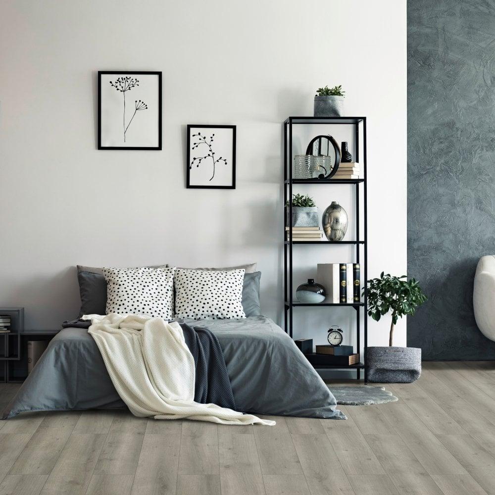 Liberty Floors Ocean 8mm Grey Brown Laminate Flooring (52356) - Image 3