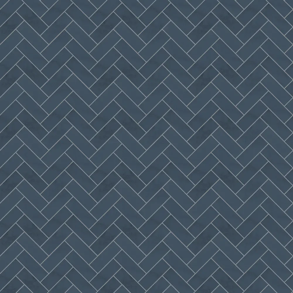Navy Herringbone