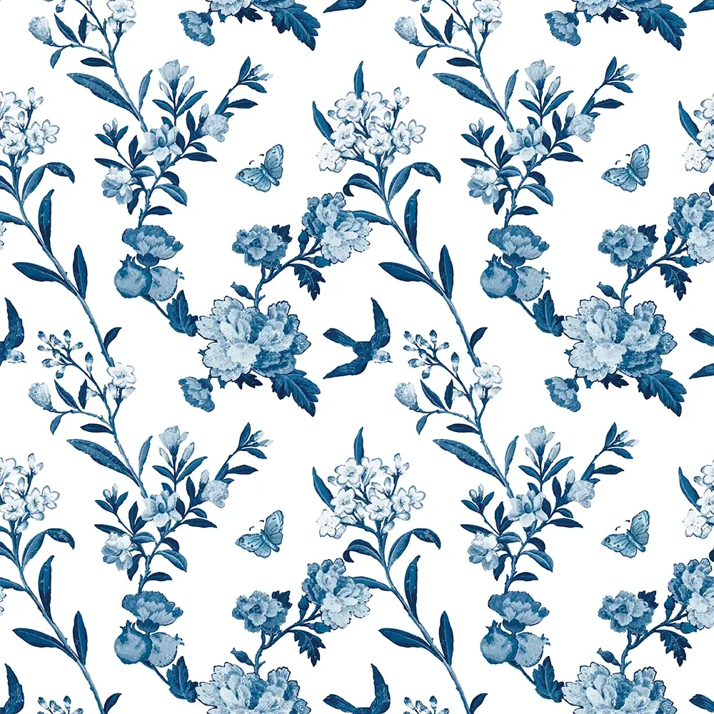Vintage China Blue