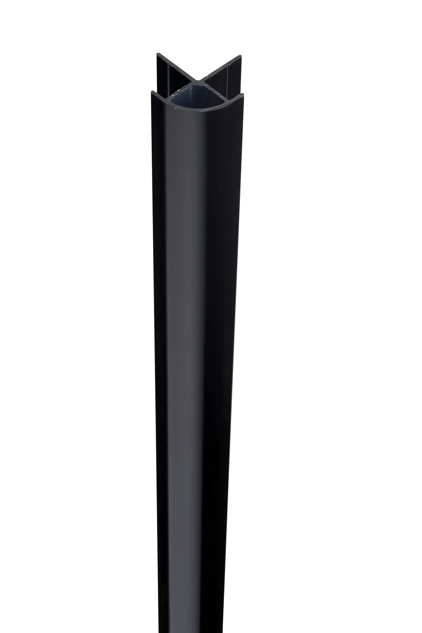 Showerwall Laminate External Join Black Silk Ec4