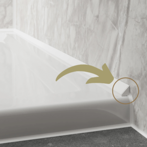 Showerwall Laminate Sureseal End Caps And Profiler Silver