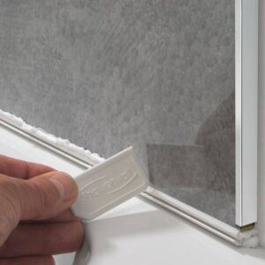 Showerwall Laminate Sureseal End Caps And Profiler Silver