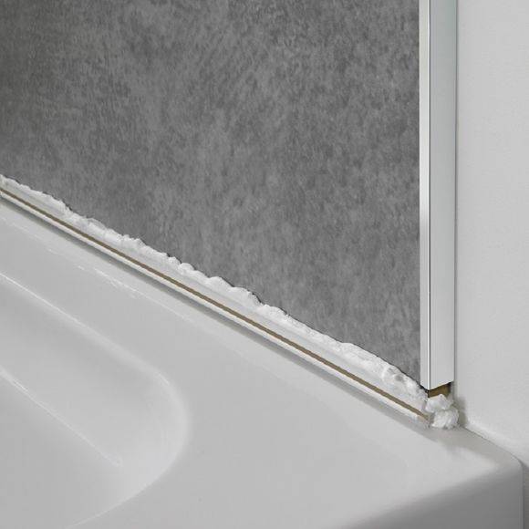 Showerwall Laminate 2450mm Black Pvc Sureseal (2part System) - Image 4
