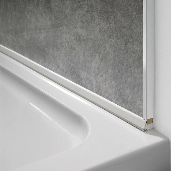 Showerwall Laminate 2450mm Black Pvc Sureseal (2part System) - Image 6
