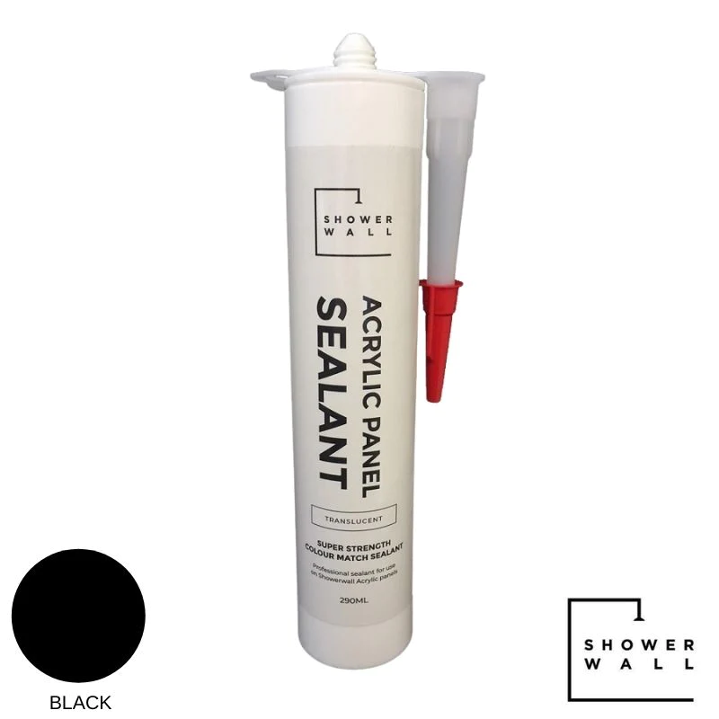 Showerwall Acrylic Sealant 290ml Black
