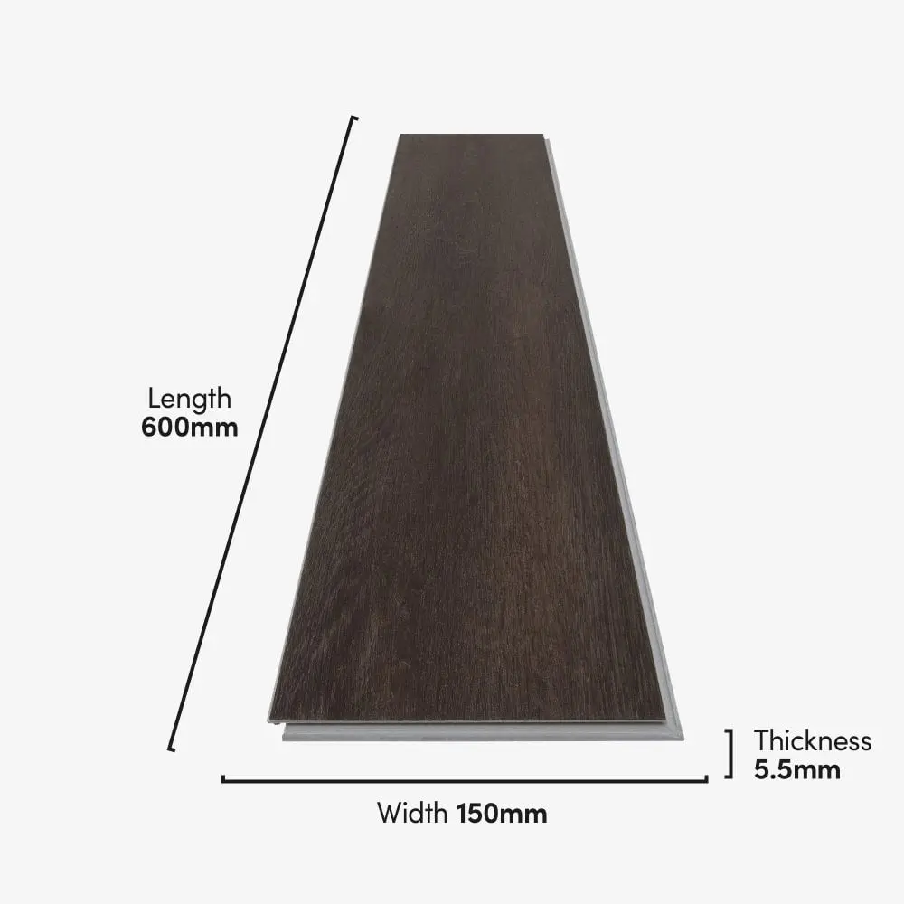 Liberty Floors Lifestyle 5.5mm Herringbone Mountain Grey Luxury Rigid Vinyl Flooring 275826 - Image 3