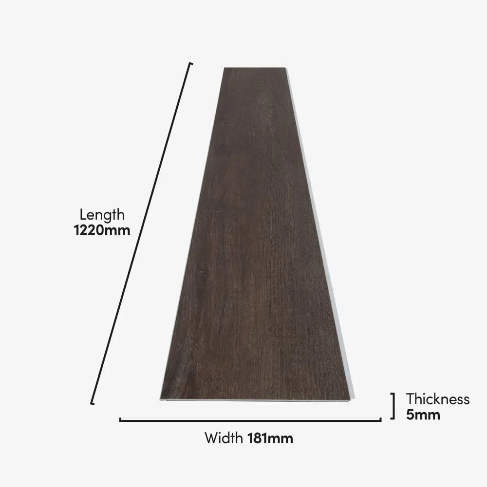 Liberty Floors Lifestyle 5mm Grey Dark Luxury Rigid Vinyl Flooring (SKU-275814)