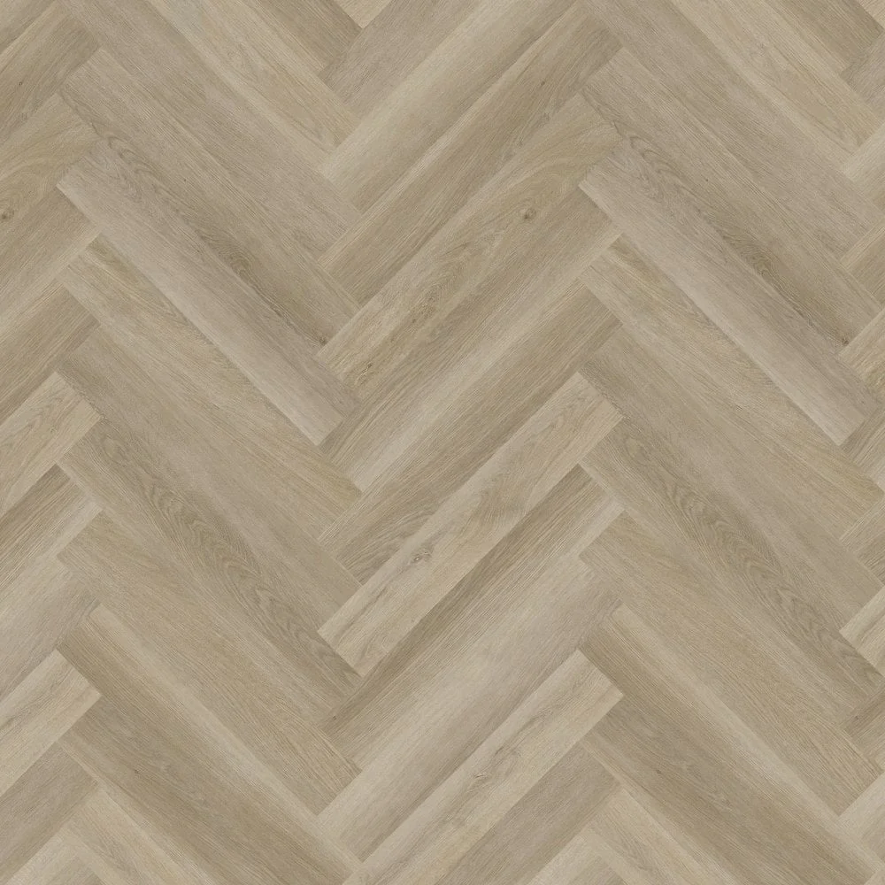 Liberty Floors Lifestyle 5.5mm Herringbone Buttermilk Oak Luxury Rigid Vinyl Flooring (SKU-305104)