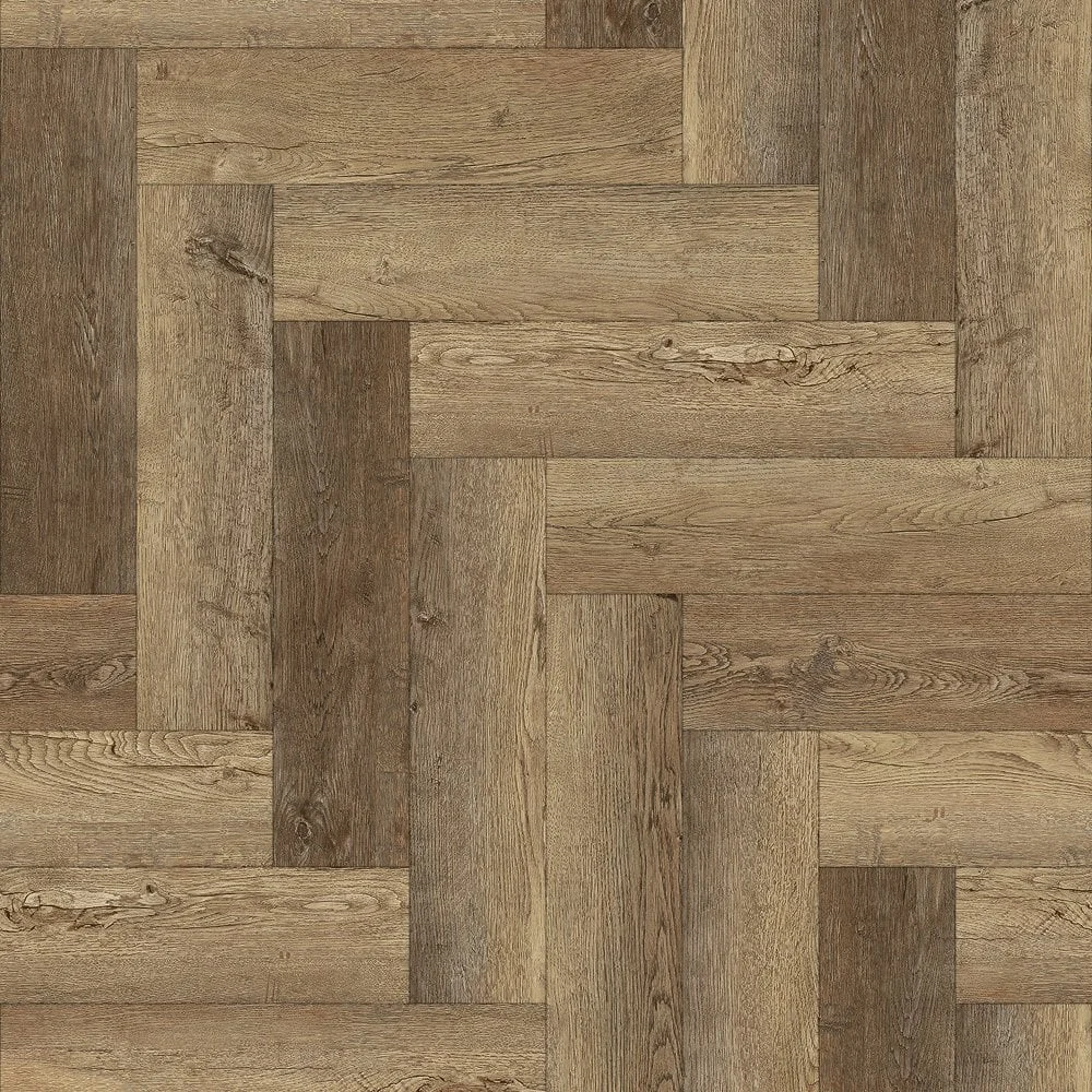Liberty Floors Lifestyle 5.5mm Herringbone Farmhouse Oak Luxury Rigid Vinyl Flooring (SKU-305106)