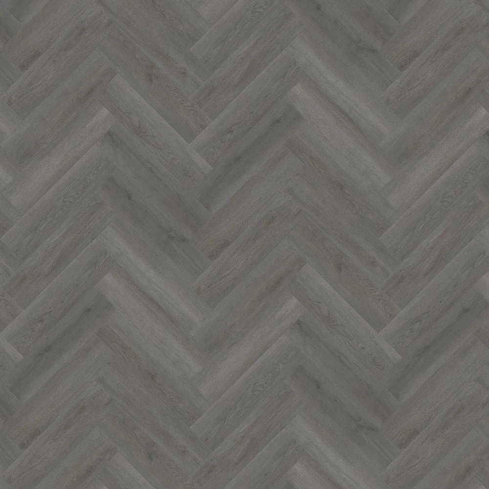Liberty Floors Lifestyle 5.5mm Herringbone Steel City Grey Luxury Rigid Vinyl Flooring (SKU-305107)
