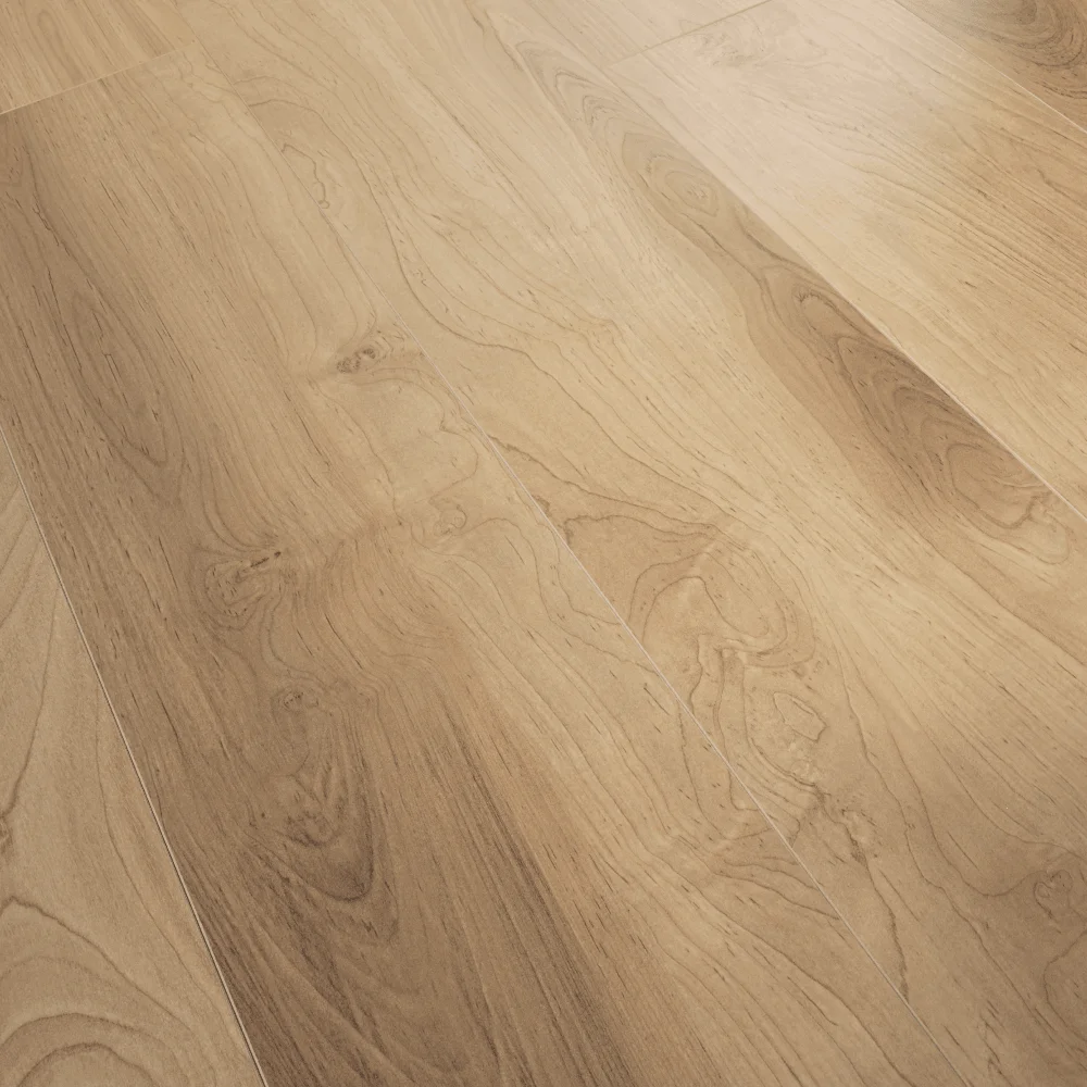 Swiss Krono Brilliant Gloss 8mm Natural Maple Laminate Flooring (D4659)