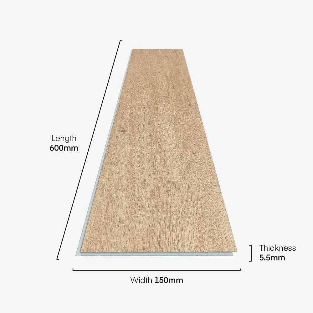 Liberty Floors Lifestyle 5.5mm Herringbone Prime Oak Luxury Rigid Vinyl Flooring (SKU-307818)
