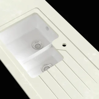 Minerva Peak Stone Sink Module Acrylic Sink Designer Bowl RHB 25mm 3050 X 650