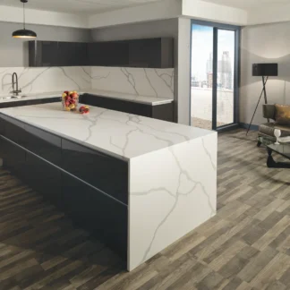 Minerva Calcutta White Worktop 25mm 3050 X 600