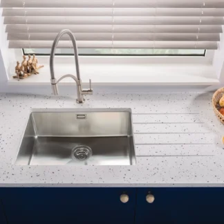 Minerva Ice Blue Worktop 25mm 3050 X 650