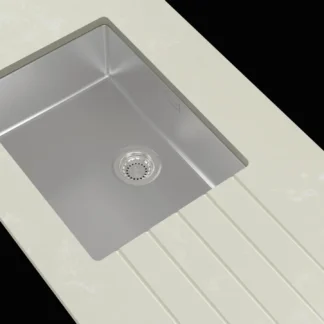 Minerva Blue Venato S/Steel Sink Module R10 Sink Ultra Bowl LHB 25mm 3050 X 650