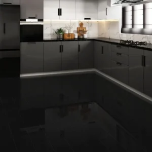 Falquon Flooring 6mm SPC High Gloss Plank Black U190