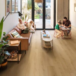 Quick-Step Alpha Bloom Brushed Oak Honey LVT Flooring AVMPU40318