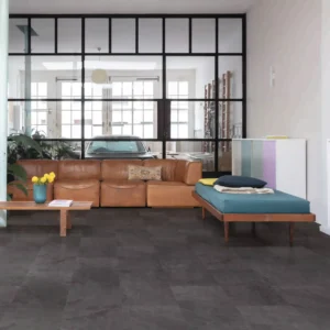 Quick-Step Alpha Oro Black Slate LVT Flooring AVSTU40035