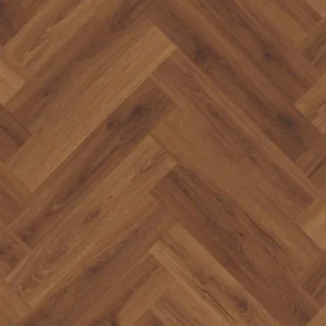 Quick-Step Alpha Ciro Herringbone Botanic Caramel Oak LVT Flooring AVHBU40364