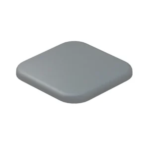 Guardian Composite Fencing Aluminium Fence Post Cap - Grey