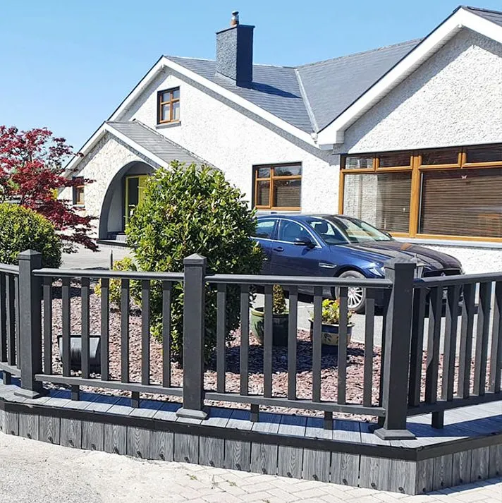 Guardian Composite Hand Rail Balustrade Post & Rail System 1.8m Module - Charcoal - Image 2
