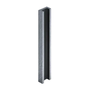 Guardian Composite Fencing Adapter For Concrete Post 1.8m - Grey (Pack of 2)