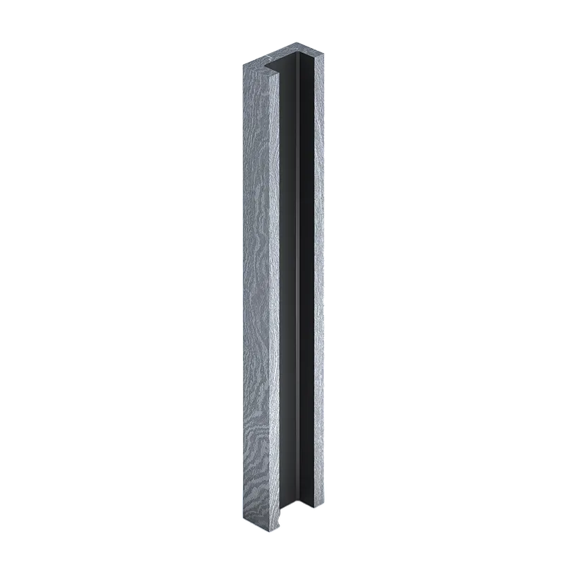 Guardian Composite Fencing Adapter For Concrete Post 1.8m - Grey (Pack of 2)