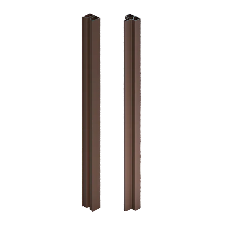 Guardian Composite Fencing Top and Bottom Aluminium Finished Trims 1.8m - Brown