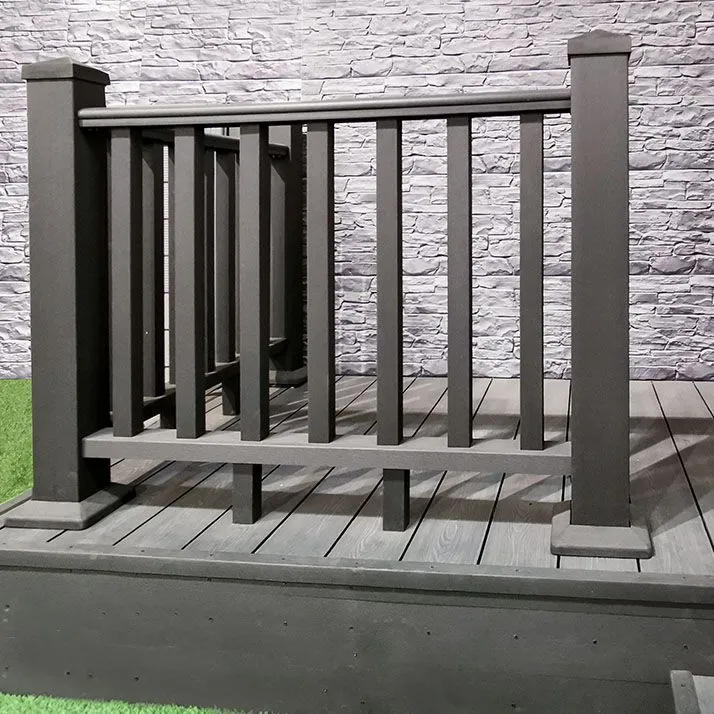 Guardian Composite Hand Rail Balustrade Post & Rail System 1.8m Module - Charcoal - Image 3