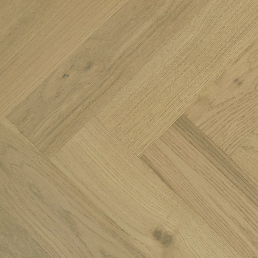 Leader-Tec HydroShield Waterproof Real Wood Flooring Dune Oak Herringbone - Image 2