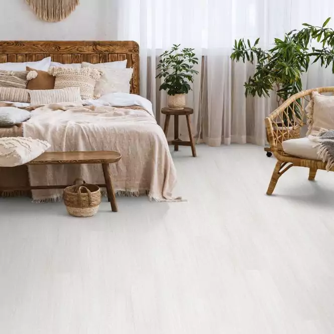 Liberty Floors Impressive 6mm SPC Misty White Rigid Vinyl Flooring