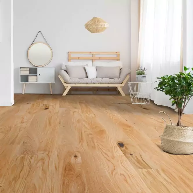 Liberty Floors Premier Click 14mm Engineered Oak Brushed & Matt Lacquered Flooring