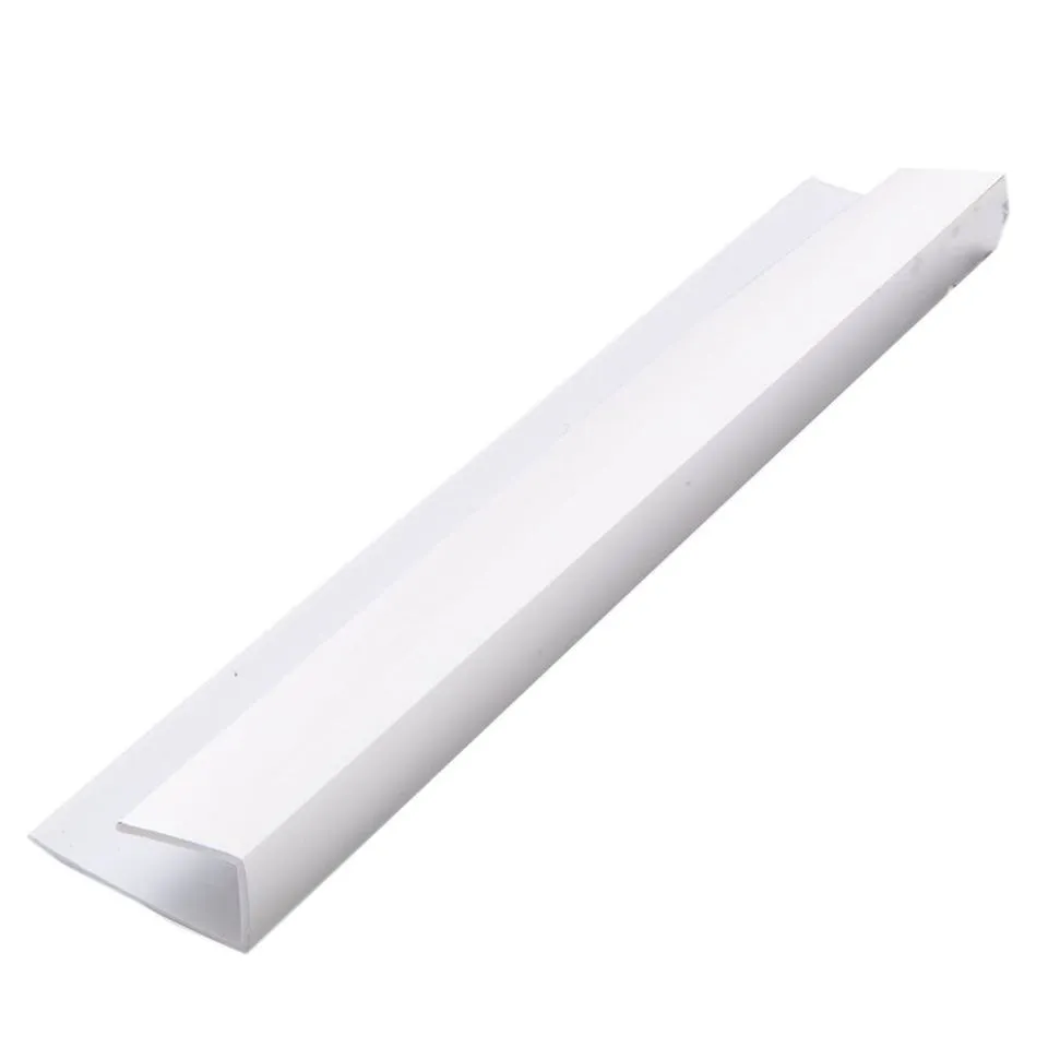 Guardian Wall Panel Accessories 1 Part Edge Trim 10mm x 2.7m White