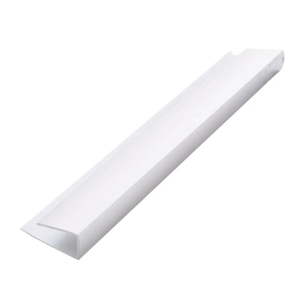 Guardian Wall Panel Accessories 1 Part Edge Trim 7/8mm x 2.7m White