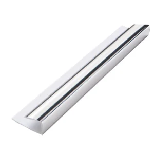 Guardian Wall Panel Accessories 1 Part Edge Trim  10mm x 2.7m Chrome