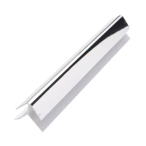 Guardian Wall Panel Accessories 1 Part External Corner  8mm x 2.7m Chrome